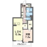 ディアコート宮崎台Aの間取り画像