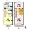 Ray North East Library A棟の間取り画像
