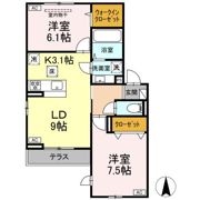 ルリアン小田原の間取り画像