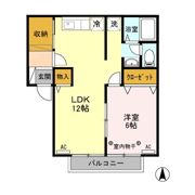 メゾン南雲の間取り画像