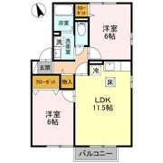 リベェルティ A/B/C/Dの間取り画像