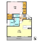 リビングタウン稲毛の杜 Cの間取り画像