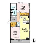 (仮称)D-ROOM東葛西の間取り画像
