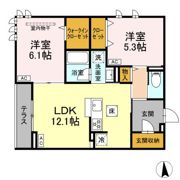 (仮称)D-ROOM東葛西の間取り画像