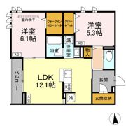 クラルスクアの間取り画像