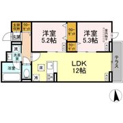 セレスティア東保木間Ⅱの間取り画像