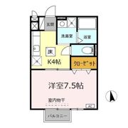シャルムすずか Aの間取り画像