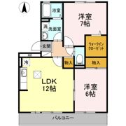 セジュール田中の間取り画像