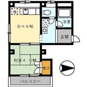 波田マンションの間取り画像