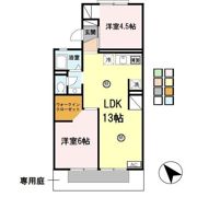 コスモ二色浜Ⅰの間取り画像