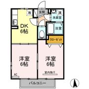 クレア伏石Sの間取り画像