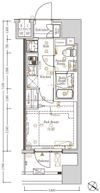 Log川崎駅前の間取り画像