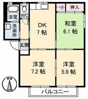 ボヌールランド ローズの間取り画像