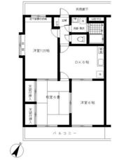 エバンストンハイツの間取り画像