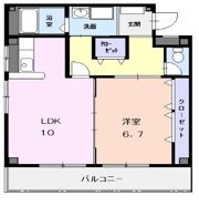 イーストワンの間取り画像