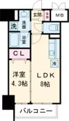 サンセール吹田の間取り画像