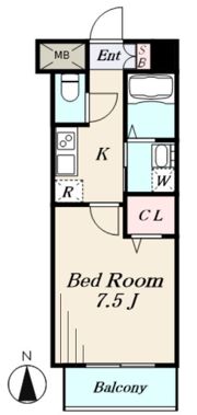 ディアコート門司の間取り画像
