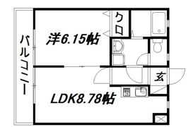 Sky City元浜の間取り画像