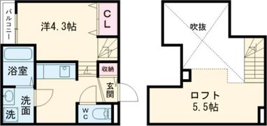 Y'sスクエア三里町の間取り画像