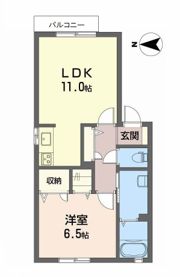 アルカディア辻町 A棟の間取り画像