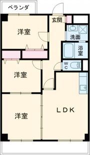 ベルカーサ東山台Ⅰの間取り画像