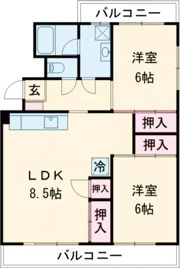 メゾン・ラフィーネの間取り画像