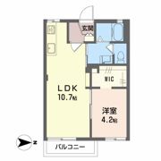 グランメール大坂 Bの間取り画像