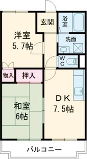 エクレールの間取り画像