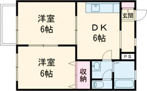グランディール二本松 B棟の間取り画像