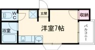 フレックス北野の間取り画像