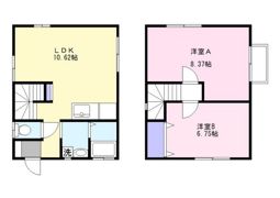 フレンズハウス久慈浜ⅡBの間取り画像