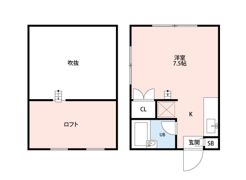 第五冨士見荘の間取り画像