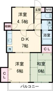 エスティーム・アン櫛原の間取り画像