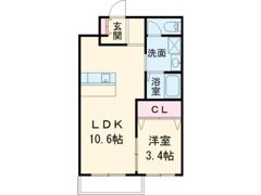 ASSET万博公園 B棟の間取り画像
