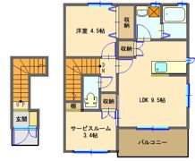 プルミエールAの間取り画像