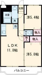 サニーコート中原の間取り画像