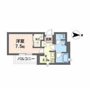 ウエストハイツの間取り画像