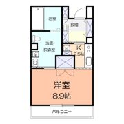 ヴィラ鴨宮の間取り画像