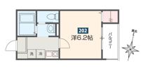 MELDIA町田Ⅱの間取り画像