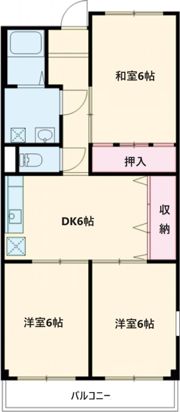 リプルイワツキの間取り画像