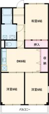 リプルイワツキの間取り画像