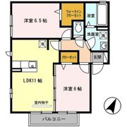 ディアコートの間取り画像