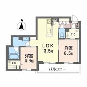レーベンエイトⅡの間取り画像