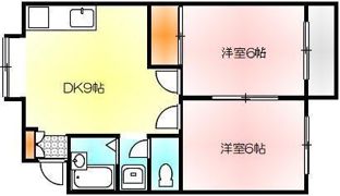 岡ノ城ハイツⅡの間取り画像