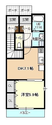 マージェの間取り画像