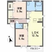 エクセレントガーデンAの間取り画像