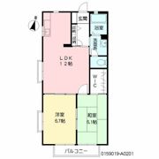 サザンタウンNの間取り画像