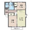 桐山ハイツAの間取り画像