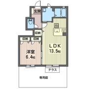 アムール リアンAの間取り画像