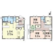 北区吉野町1丁目戸建の間取り画像